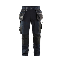 Pantalon de Travail Blaklader Stretch 15991343 Marine foncé/Noir