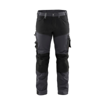 Pantalon de Travail Blaklader Stretch 1799 Gris moyen/Noir