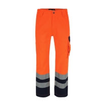 Pantalon de Travail Herock Olympus High Viz Orange/Bleu Marine