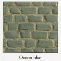 Pavés Courtstone 16,6 x 16,6 x 6 cm couleur Ocean Blue, la palette de 5,1 M2