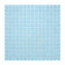 Mosaïque Bleue Décoration Nylon PDV51, Plaque 32,7 x 32,7 x 0,38 cm