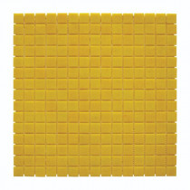 Mosaïque Jaune Décoration Papier PDV84, Plaque 32,7 x 32,7 x 0,38 cm