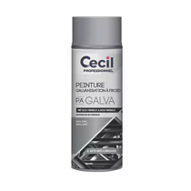 Peinture de Galvanisation à Froid Cecil PA GALVA Zinc Brillant 400ml