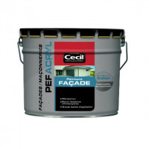 Peinture Façade Acrylique Imperméable Cecil PEF ACRYL Blanc 10L