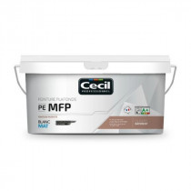 Peinture Finition Plafond Cecil PE MFP Blanc Mat 5L