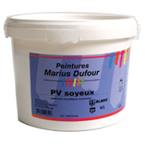 Peinture MD intérieur blanche mur et plafond PV Soyeux, 15 litres