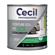 Peinture Sol Haute Resistance au Trafic Cecil PE SOL Gris Foncé 0,5L