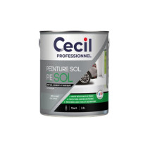 Peinture Sol Haute Resistance au Trafic Cecil PE SOL Gris Foncé 2,5L