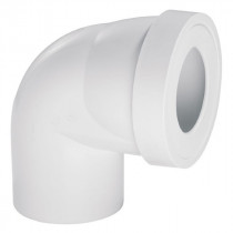 Pipe WC Rigide Courte Wirquin Coudée Male Ø100 mm 71020101