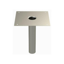 Platine Inox Reprise d'Etanchéité Limatec 290x290mm pour siphon ⌀40mm