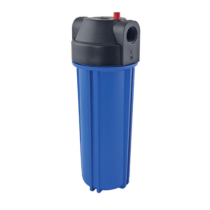 Porte-filtre à Eau 10" Aquapro AEG O2 E/S 3/4" Noir/Bleu