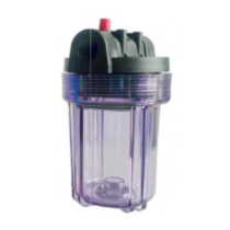 Porte-filtre à Eau 20" Aquapro AQF E/S 1/2" Noir/Transparent 