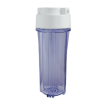Porte-filtre à Eau 5" Aquapro AEG E/S 1/4" Blanc/Transparent