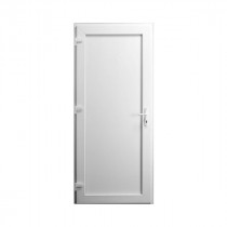 Porte de service PVC Pleine droit 205 x 90 cm