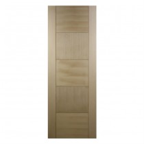Porte intérieure Bois exotique Izen 5 Panneaux 204x93 cm