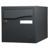 Boîte aux Lettres 1 porte Anthracite mat , Renz Préface