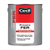 Primaire Metal Anti-Corrosion Cecil IP FER Gris Brillant 2,5L