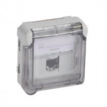 Prise RJ45 Legrand CAT 6A STP Plexo Composable IP55 Gris 069559