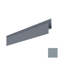 Profil de Départ bas pour Bardage MEP Isocel ISO-BBS4GF Gris Foncé, 4m