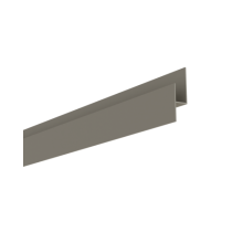 Profil de Départ bas pour Bardage MEP Isocel ISO-BBS4T Taupe, 4 m