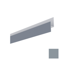 Profil de Départ bas pour Bardage MEP Isocel Premium Gris Foncé, 4 m
