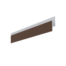 Profil de Départ bas pour Bardage MEP Isocel Premium Moka, 4 m