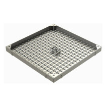 Regard à paver Inox B125 Limatec TL700, 840 x 840 mm, H67.5 mm