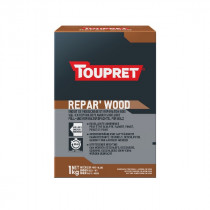 Enduit de Rebouchage Poudre Toupret Repar'Wood Carton 1 kg