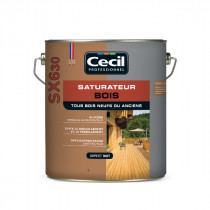 Saturateur Bois de Jardin Tous Supports Cecil SX 630 Naturel 5L