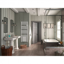 Sèche-Serviettes Thermor Riva 4 sans Soufflerie Blanc Satin