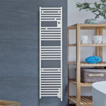Sèche-Serviettes Electrique Atlantic Doris Etroit, Blanc Carat