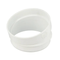 Secteur de Coude PVC à Coller NF 15° Nicoll ST1W Blanc, ⌀100mm