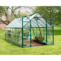 Serre de Jardin Polycarbonate Aluminium Canopia Balance 11,5 m² Vert