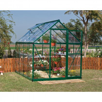 Serre de Jardin Polycarbonate Aluminium Canopia Harmony 4,4 m² Vert