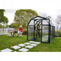 Serre de Jardin Polycarbonate PVC Canopia Eco Grow 3,2 m² Vert Grange