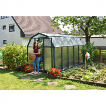 Serre de Jardin Polycarbonate PVC Canopia Eco Grow 5,5 m² Vert Grange