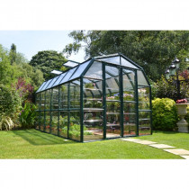 Serre de Jardin Polycarbonate PVC Canopia Grand Gardener 9,3 m² Vert