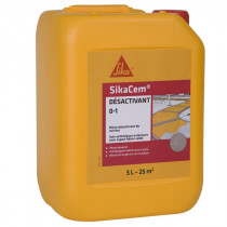 Désactivant de Surface Sikacem profondeur 0/1 mm, 5 litres