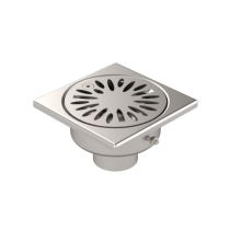 Siphon de Sol Inox Limatec 100x100 à sortie verticale ⌀40 mm