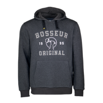 Sweat à Capuche Bosseur Irazu Gris Chiné Foncé