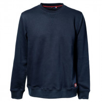 Sweat-shirt Bosseur Col Rond Trevor Marine 