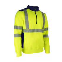 Sweat de Travail Thermique Haute Visibilité Coverguard Friss Jaune