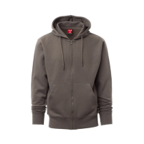 Sweat-shirt zippé à Capuche Payper Pontiac Gris Fumée