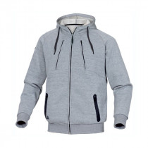 Sweat Shirt Zippé DeltaPlus ANZIO Gris