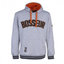 Sweat-shirt Bosseur Tokko Gris-chiné