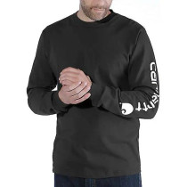 T-Shirt Carhartt Sleeve Logo L/S EK231 Black