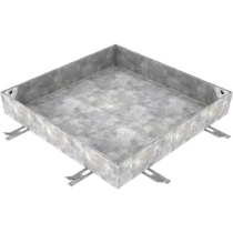 Tampon à Paver Acier Galva B125 ACO Paving 40 x 40 cm, Hauteur 8 cm