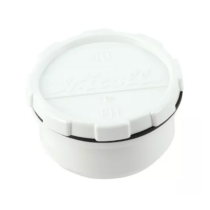 Tampon de Visite à Coller/Visser PVC NF Nicoll FHB Blanc, ⌀40mm