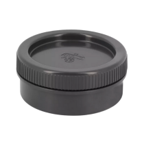 Tampon de visite PVC NF Nicoll Hometech avec Bouchon Anthracite ⌀100mm