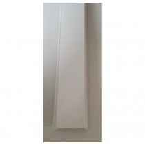 Tapée d'isolation PVC 43 x 3000 mm, Blanc